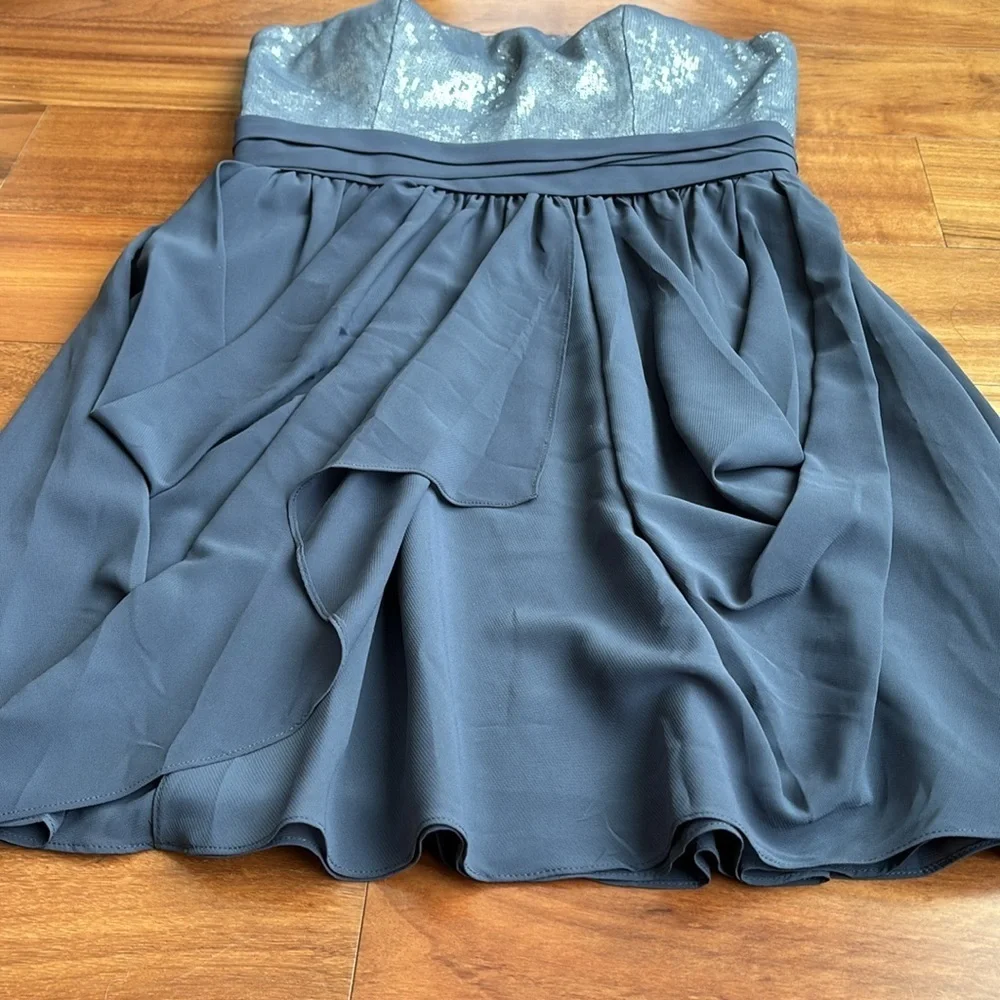 Strapless cocktail dress